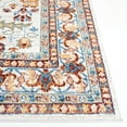 thumbnail image 5 of SAFAVIEH Bayside Randall Oriental Polyester Machine Washable Area Rug, Beige/Blue, 5'3" x 7'6", 5 of 13