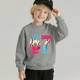 thumbnail image 3 of Tiijoy Toddler Girls Sweatshirt -Lined Comfy Crew Neck Shirt Pullover, Sizes 2-3T, 3 of 5