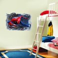 thumbnail image 3 of Calcomanía de pared de Spider-man con pegatinas de dibujos animados 3D de material PVC, 3 of 5