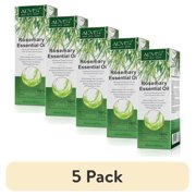 (5 pack) Aliver Rosmarinus Oil, Natural, Therapeutic Grade Rosmarinus Oil for Hair, Scalp, Face & Skin, and Aromatherapy 2.02 fl.oz, Daily Use