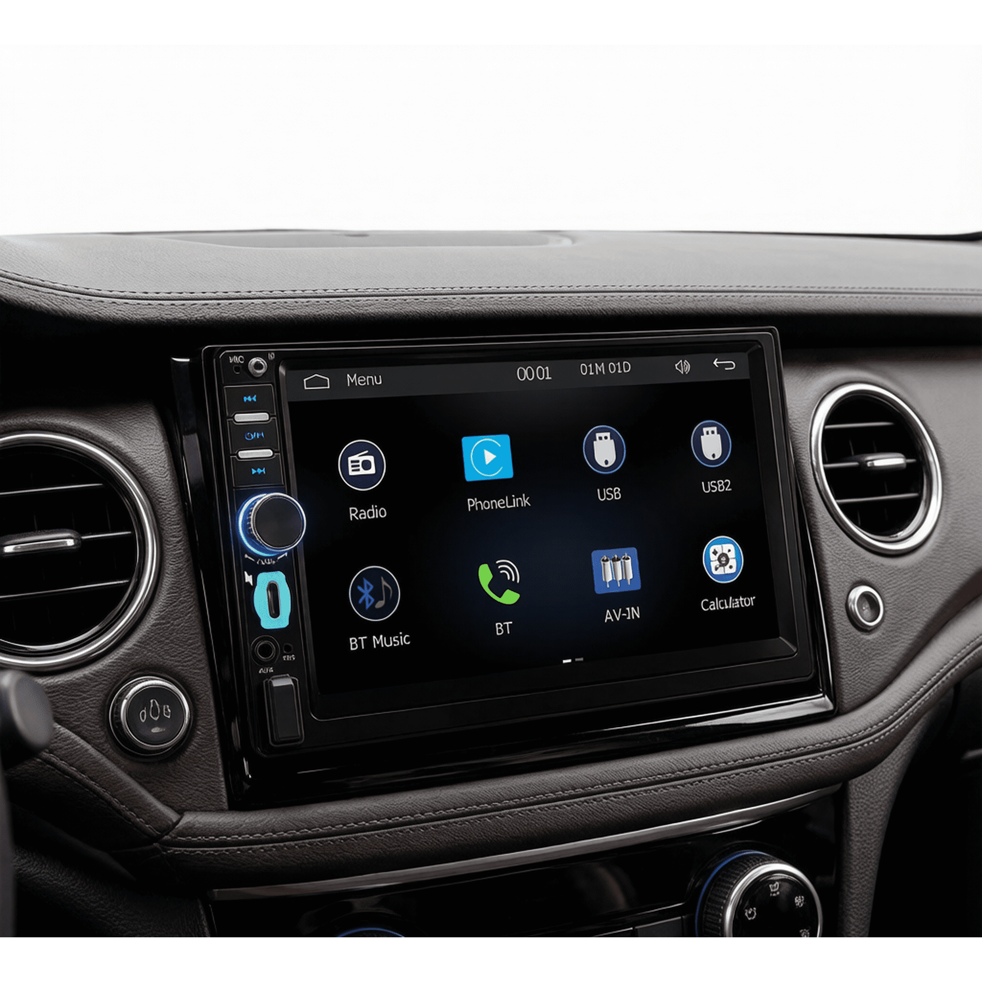 NURATIT 7 Inch Double Din Car Stereo Bluetooth MP5 Player, HD Touch Screen Car Radio Receiver with Backup Camera & Steering Wheel Remote, Mirror Link Hands-Free Calling FM Radio USB AUX TF CardF7018C