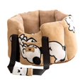 thumbnail image 3 of Asiento de coche para perros Cama para vehículo Nido para perros Suministros para mascotas Casa para mascotas Transportín de viaje para mascotas Cama marrón, 3 of 10