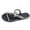 Black, variant on Xunlbb Clearance Sale Sandals! Women's Summer Plus Size Flat Bottom Rhinestones With Bow Slipflops