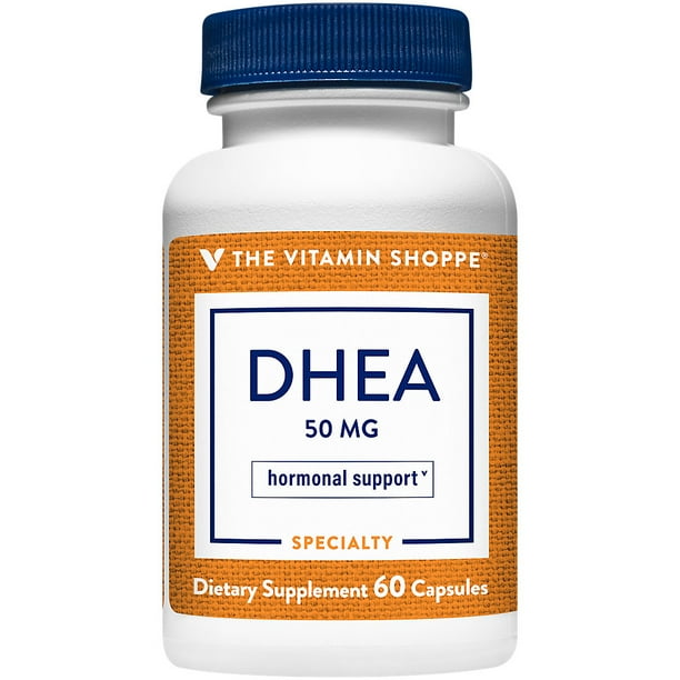 The Vitamin Shoppe DHEA 50MG, Hormonal and Healthy Aging Support for