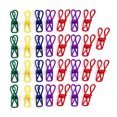 thumbnail image 1 of Primegos 30 Pcs Clips Métalliques Colorés Antirouille Résistants à la Corrosion Antidérapants Réutilisables Multicolores Revêtus de PVC Haute Résistance Élasticité pour Photos, 1 of 7