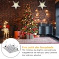thumbnail image 2 of Five- Lampshade Paper Ceiling Lampshade Birthday Party Decorative Item Silver Paper Decorative 4Pcs, 2 of 4