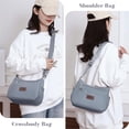 thumbnail image 6 of KXF Womens Nylon Crossbody Bag Large Capacity Multi-layer Bags Shoulder Handbag Messenger Bag Travel Satchel Purse, 6 of 8