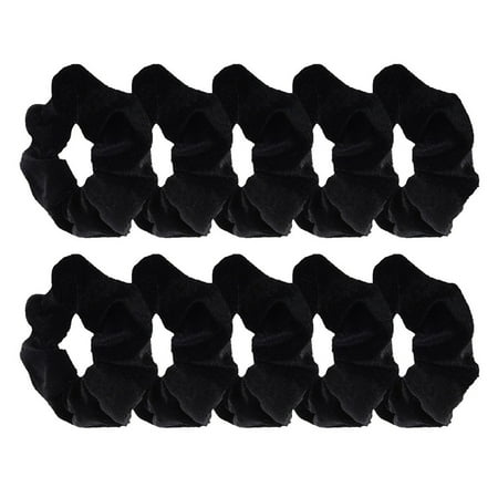 10 Pack Velvet Scrunchie Hair Elastics Hair Bobbles Hair Bands