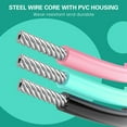 thumbnail image 2 of Graflsoa Dual-Mode Smart Jump Rope with Electronic Counter for Fitness, Students, and Professional Training - Wireless Ball + Steel Wire, Pink, 2 of 6