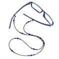 thumbnail image 2 of Bohemia Style Decorative Beaded Sunglasses Eyeglasses Spectacles Chain Holder (Blue), 2 of 4