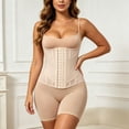 thumbnail image 2 of Womens Waist Trimmer Belt Tummy Control Waist Cinching Back Support Comfortable Shapers Beige L, 2 of 7