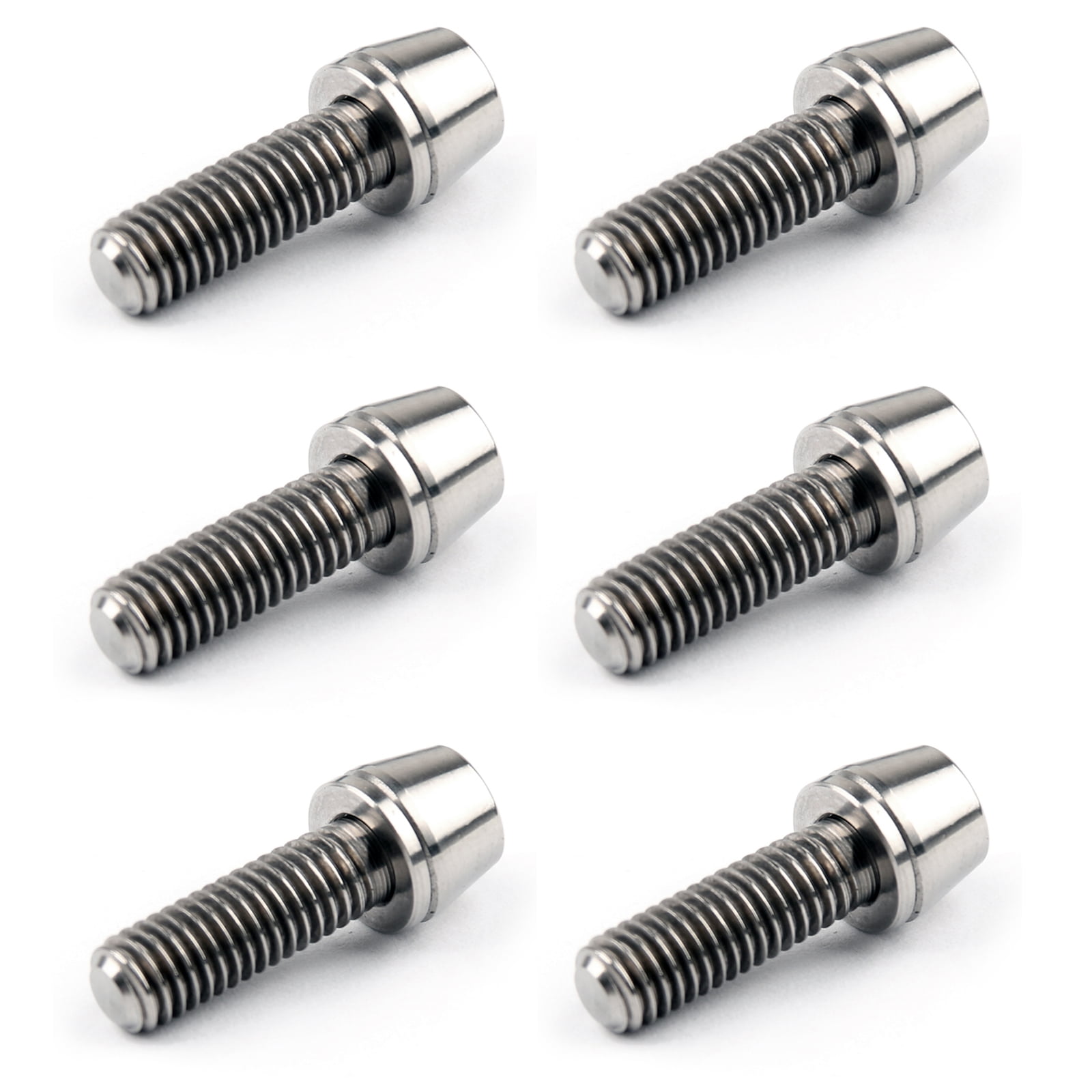 A Washer M5x16mm titanium Ti Bolt Allex Hex Bike Stem Tapered Head Screw