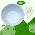 thumbnail image 5 of SIMOND STORE - 6Oz Paper Bowls - [Pack of 100] Disposable 100% Compostable Paper Bowls - Heavy Duty Eco-Friendly - Sugarcane Bagasse Fiber Biodegradable Bowls for Party, BBQ, Wedding, 5 of 9