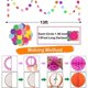 thumbnail image 4 of Colorful Birthday Decorations, Fiesta Hanging Paper Fans,hanging Swirl,polka Dot String,pom Poms Flowers,happy Birthday Banner,paper Garland For Birth, 4 of 5