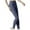 Dark Blue, variant on ZKCCNUK Womens Pants Super High Waist Yoga Pants Slant Pockets Fitness Running Training Stretch Quick Dry Tight Sports Pants S-2XL