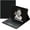 Black, variant on JINRAN IPad 5 iPad 6 Air2 Keyboard case with trackpad Cute Color Keyboard Ultra-Thin Removable Bluetooth Smart Keyboard Cover for iPad 5th /6th Generation 9.7 inch