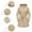 Khaki, variant on TIMIFIS Lightweight Rain Jacket Women Waterproof Raincoat for Women Zip Up Packable Rain Coat Hooded Windbreaker for Hiking Cycling Running