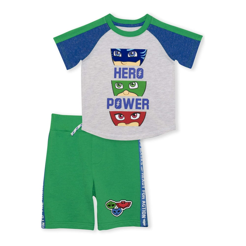 PJ Masks PJ Masks Toddler Boy "Hero Power" TShirt & Short Outfit Set