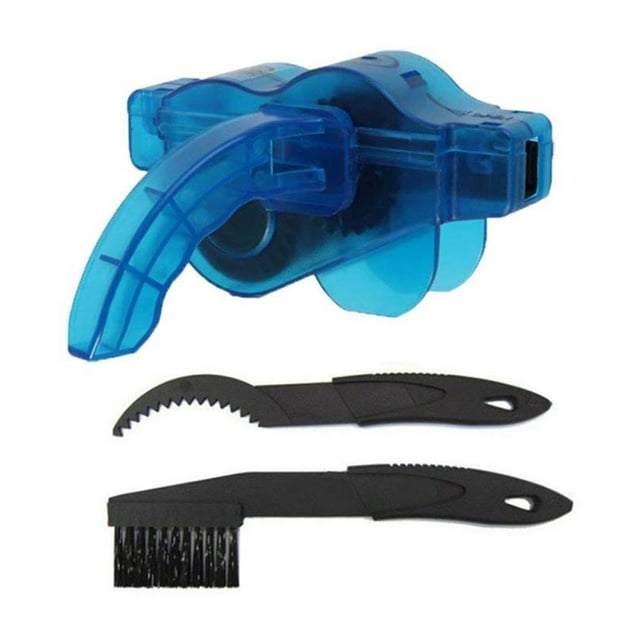 pitrice 3 Pcs/Ensemble Nettoyeur de Chaîne de Vélo Brosses à Récurer Ensemble d'Outils de Lavage de Vélo Kit de Nettoyage de Vélo Outils de Réparation de Vélo