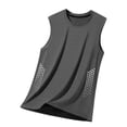 thumbnail image 2 of Kilaqueen Mens Tank Tops Summer Crew Neck Sleeveless Workout Basic Swim Shirts Athletic Muscle Tee Gym Fitness Sports Tops, 2 of 5