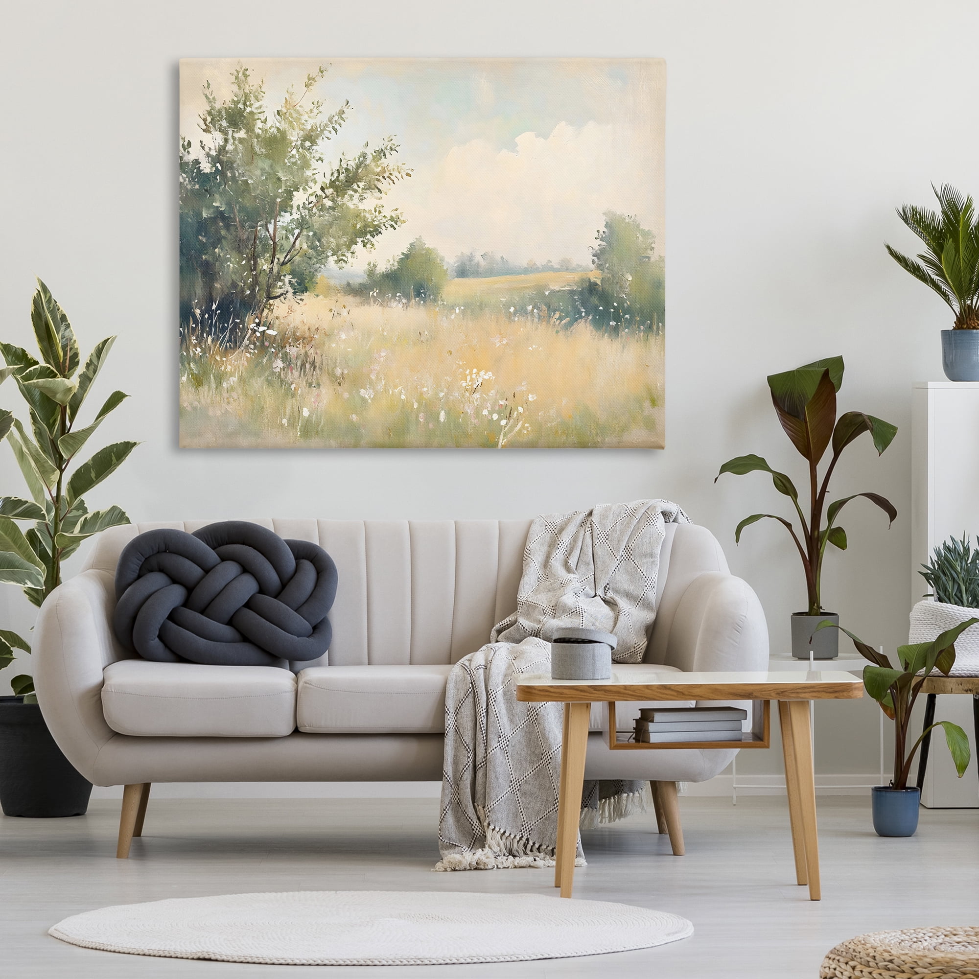 Stupell Industries Summer Meadow in Soft Light Canvas Wall Art, design by Creative Studio