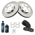 thumbnail image 2 of TRQ Front Premium Posi Ceramic Brake Pad & Rotor Kit w/Chemicals BKA17337 Fits select: 2001-2006 HYUNDAI SANTA FE, 2 of 6