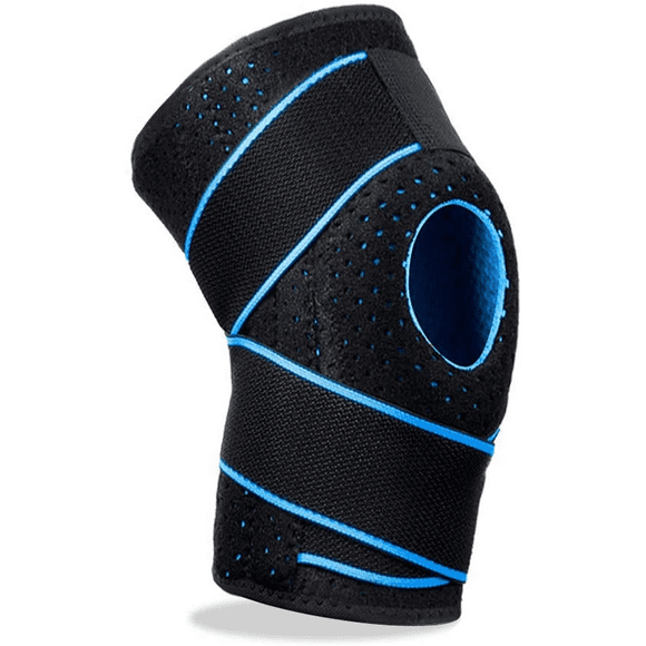 Rodillera Deportiva Ajustable Transpirable 1 Pieza Azul Malubero Malu1547