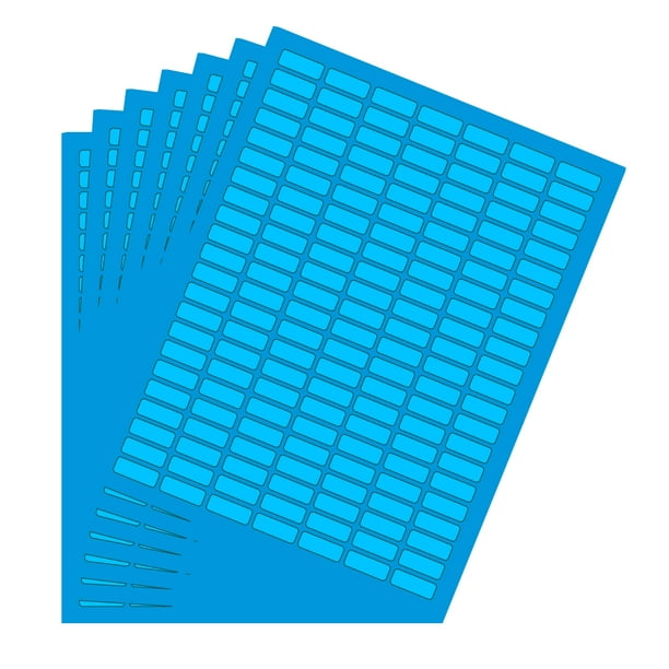 Small Rectangular Labels Printable Stickers For Injket Printers In Blue