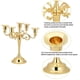 thumbnail image 2 of Candelabros De Mesa, Candelabros De Metal, Candelabro, Candelabro Para Boda, Mesa De Comedor, Fiesta De Navidad, Decoración Del Hogar sonducket HA024240-03, 2 of 5