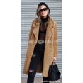 thumbnail image 1 of British style mid-length lapel cashmere coat, 1 of 5