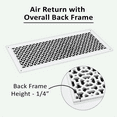 thumbnail image 5 of Achtek AIR RETURN 20"x24" Duct Opening (Overall Size 22"x26") | Heavy Cast Aluminum Air Grille HVAC Duct || Powder Coated, 5 of 11