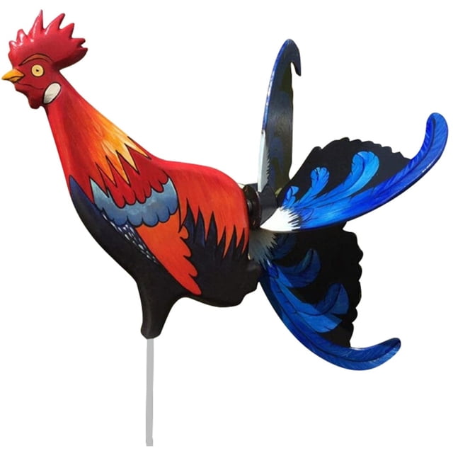 Gallo Molino De Viento Decoración De Jardín Estatua De Patio Impermeable Para Decoración De Granja De Patio Yuarrent HA035164-00