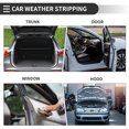 thumbnail image 2 of Ofertas Únicas Universal de Weatherstrip para Automóviles, Cinta Adhesiva para Sellado del Clima, Tira de 66 pies en forma de U, PVC Negro, 2 of 7