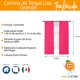 thumbnail image 4 of Cortina Traslúcida Grande 2.80m Ancho X 2.15 Alto 2 Páneles, Mod. Fucsia, 4 of 4
