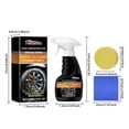 thumbnail image 3 of Heliisoer Car Tire Cleaner Cleaning Decontamination Descaling Tire Cleaning Agent 120ml, 3 of 9