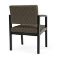 thumbnail image 3 of Lenox Wood Reception Waiting Room Wood Guest Chair / Black Wood / Brown, 3 of 5