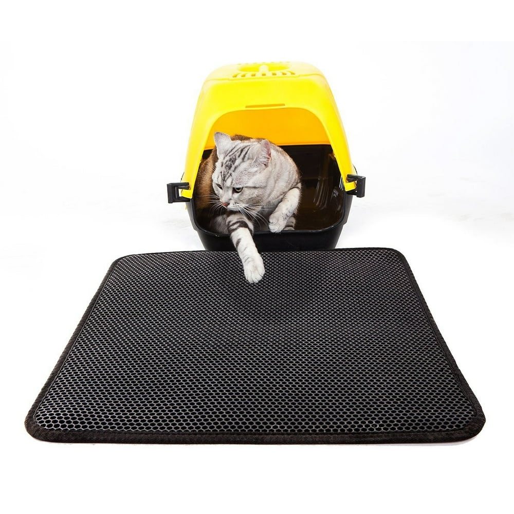 27.56x19.68inch Double Layer Waterproof Pet Feeding Pads Cats Litter