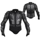 thumbnail image 4 of Chaqueta de motocicleta para carreras, armadura protectora para hombres, ciclismo, ATV, motocross, chaqueta de protección corporal, ropa, equipo de protección, negro/rojo, 4 of 5