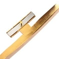 thumbnail image 4 of Dosaele Metal Banjo Armrest Replacement Mirror Finish Single Leg Banjo Part with Screw HA18 (Golden), 4 of 5