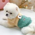 thumbnail image 3 of Suéter de flores para perros pequeños, abrigos, suéter de lana para cachorros, ropa para cachorros, gatos, suéter cálido para perros, suéter de punto, abrigo de invierno para perros, ropa de Yorkshire, 3 of 5