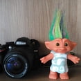 thumbnail image 4 of Lucky Troll Dolls,Vintage Troll Dolls Chromatic Adorable for Collections, School Project, Arts and Crafts, Party Favors - 7.5" Tall Green(Include The Length of Hair), 4 of 5