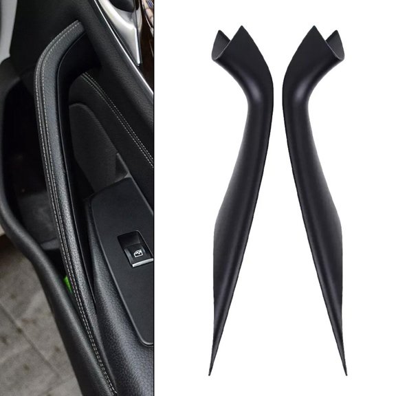 For Bmw 5 Series G30 G31 G38 Inner Door Pull Handle Trim Cover Panel Door Handle Black