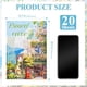 thumbnail image 4 of Pegatinas para Scrapbooking, Pegatinas Washi para Diario, 20 Hojas de Suministros para Scrapbooking C, 4 of 5