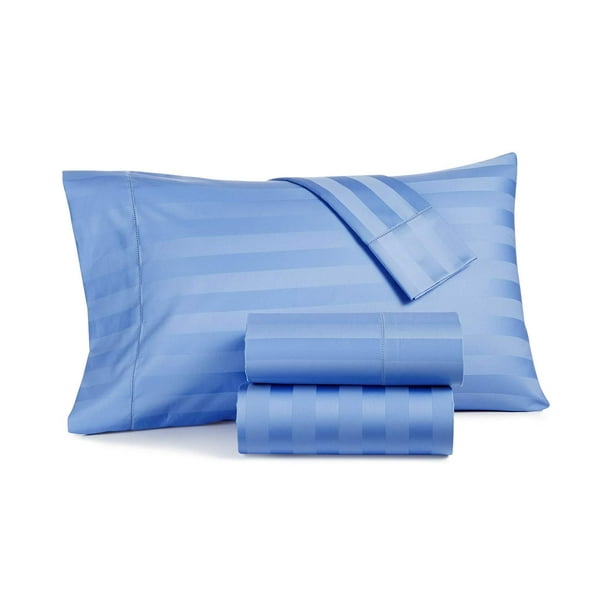 Charter Club Damask Stripe 550 Thread Count Supima Cotton 4 Piece King