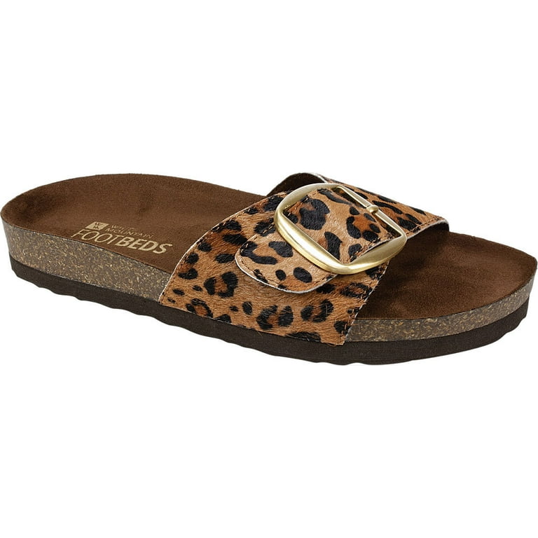 White mountain helga sandals deals leopard
