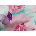 thumbnail image 4 of oneOone Organic Cotton Voile Fabric Watercolor Leaves & Peony Floral Decor Fabric Printed BTY 42 Inch Wide, 4 of 4