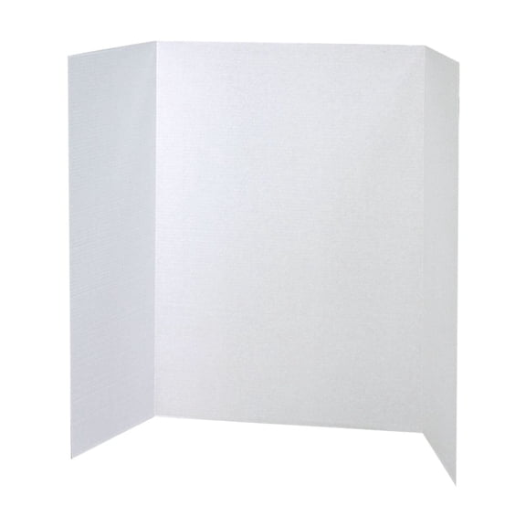 Pacon Tri-Fold Corrugated Presentation Display Boards, 48" x 36", 24/Carton
