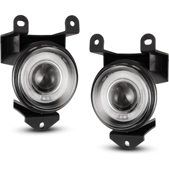 Fog Lights For 01-05 GMC Yukon Denali Factory Replacements Halo Lamps Clear Lens