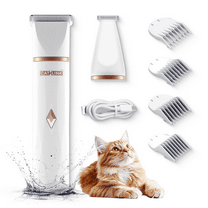 CATLINK Dog Grooming Clipper, Low Noise, Cat Clippers for Home, Pet Shaver Cordless Electric Hair Clippers, Rechargeable