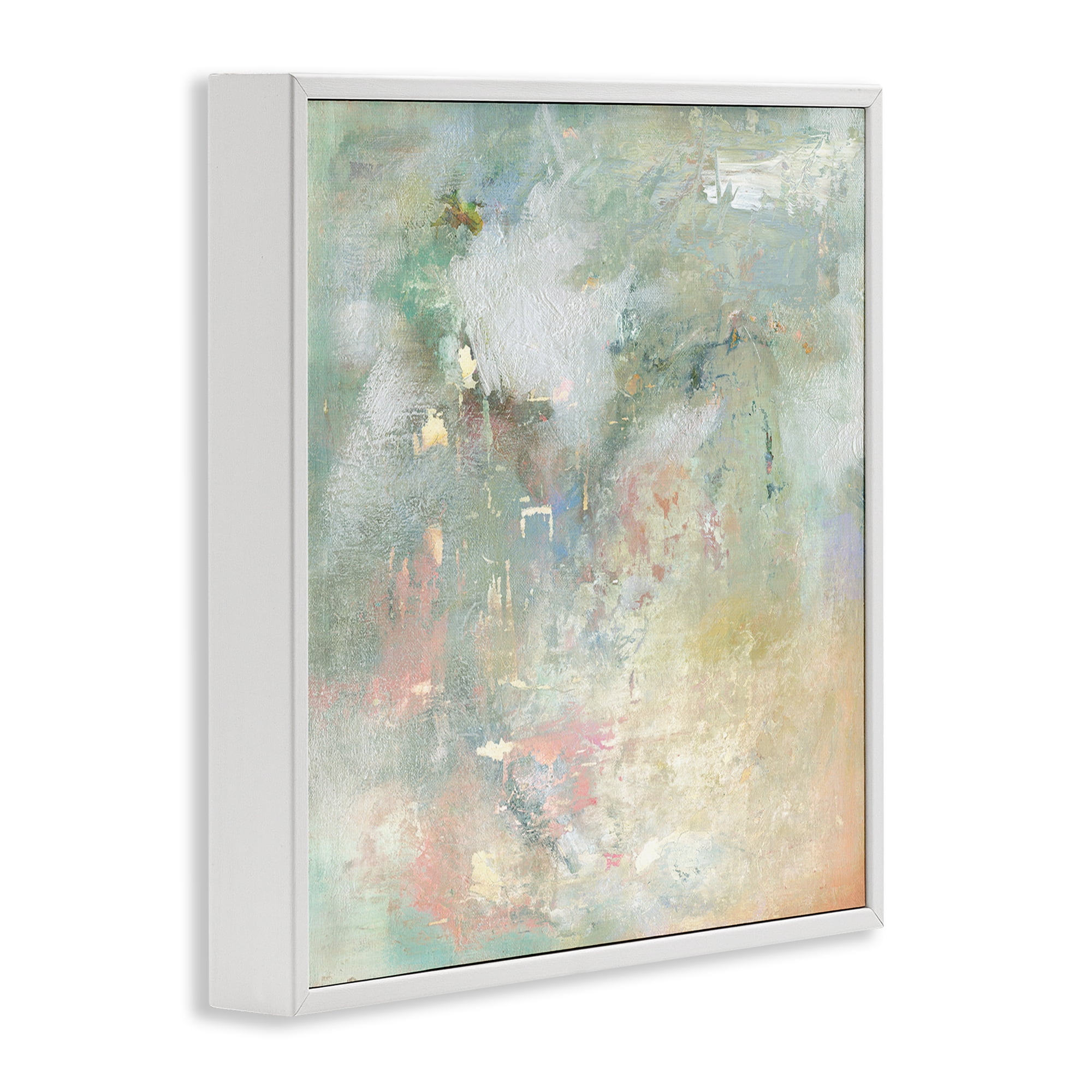 Stupell Industries Ethereal Brushstroke Harmony White Framed Giclee Art, design by Carol Robinson